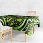 Sydney Thunder Cricket Tablecloth Australian Cricket Mascot - Modern Indigenous Style