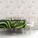 Sydney Thunder Cricket Tablecloth Australian Cricket Mascot - Modern Indigenous Style