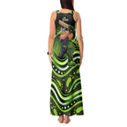 Sydney Thunder Cricket Tank Maxi Dress Australian Cricket Mascot - Modern Indigenous Style