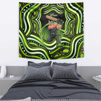 Sydney Thunder Cricket Tapestry Australian Cricket Mascot - Modern Indigenous Style