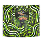 Sydney Thunder Cricket Tapestry Australian Cricket Mascot - Modern Indigenous Style