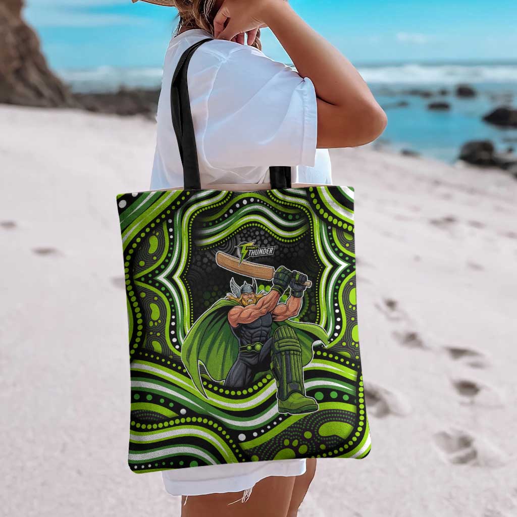 Sydney Thunder Cricket Tote Bag Australian Cricket Mascot - Modern Indigenous Style