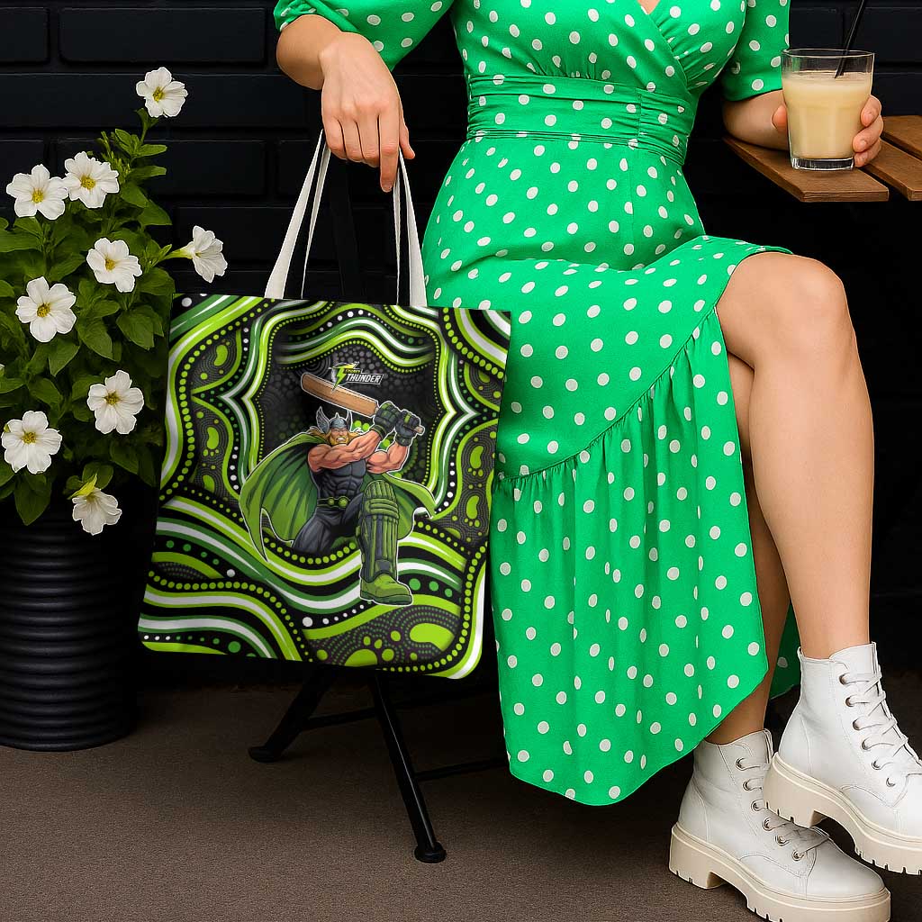 Sydney Thunder Cricket Tote Bag Australian Cricket Mascot - Modern Indigenous Style