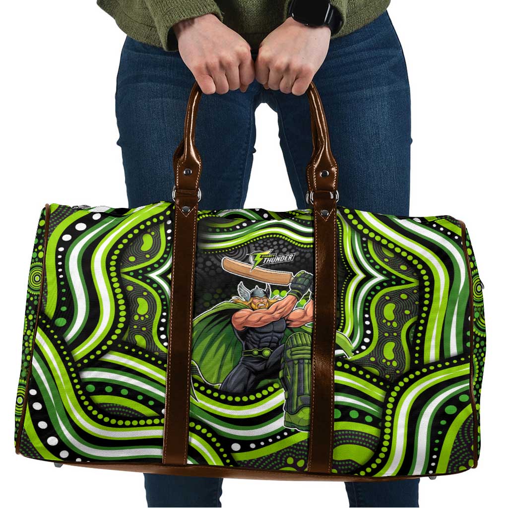 Sydney Thunder Cricket Travel Bag Australian Cricket Mascot - Modern Indigenous Style