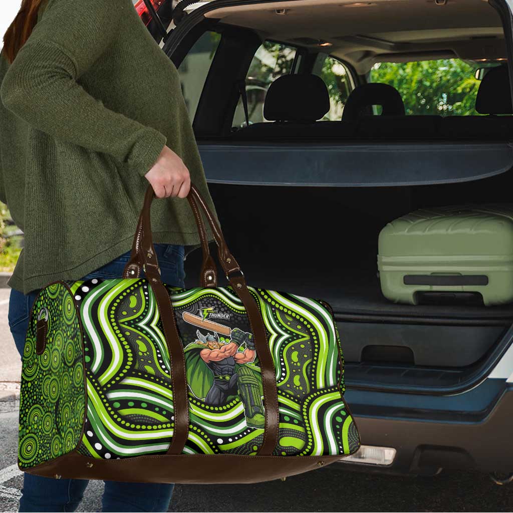 Sydney Thunder Cricket Travel Bag Australian Cricket Mascot - Modern Indigenous Style