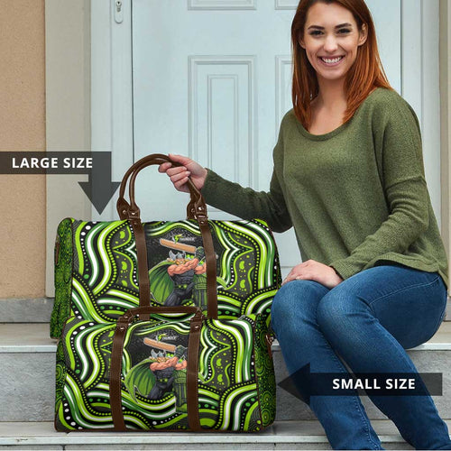 Sydney Thunder Cricket Travel Bag Australian Cricket Mascot - Modern Indigenous Style