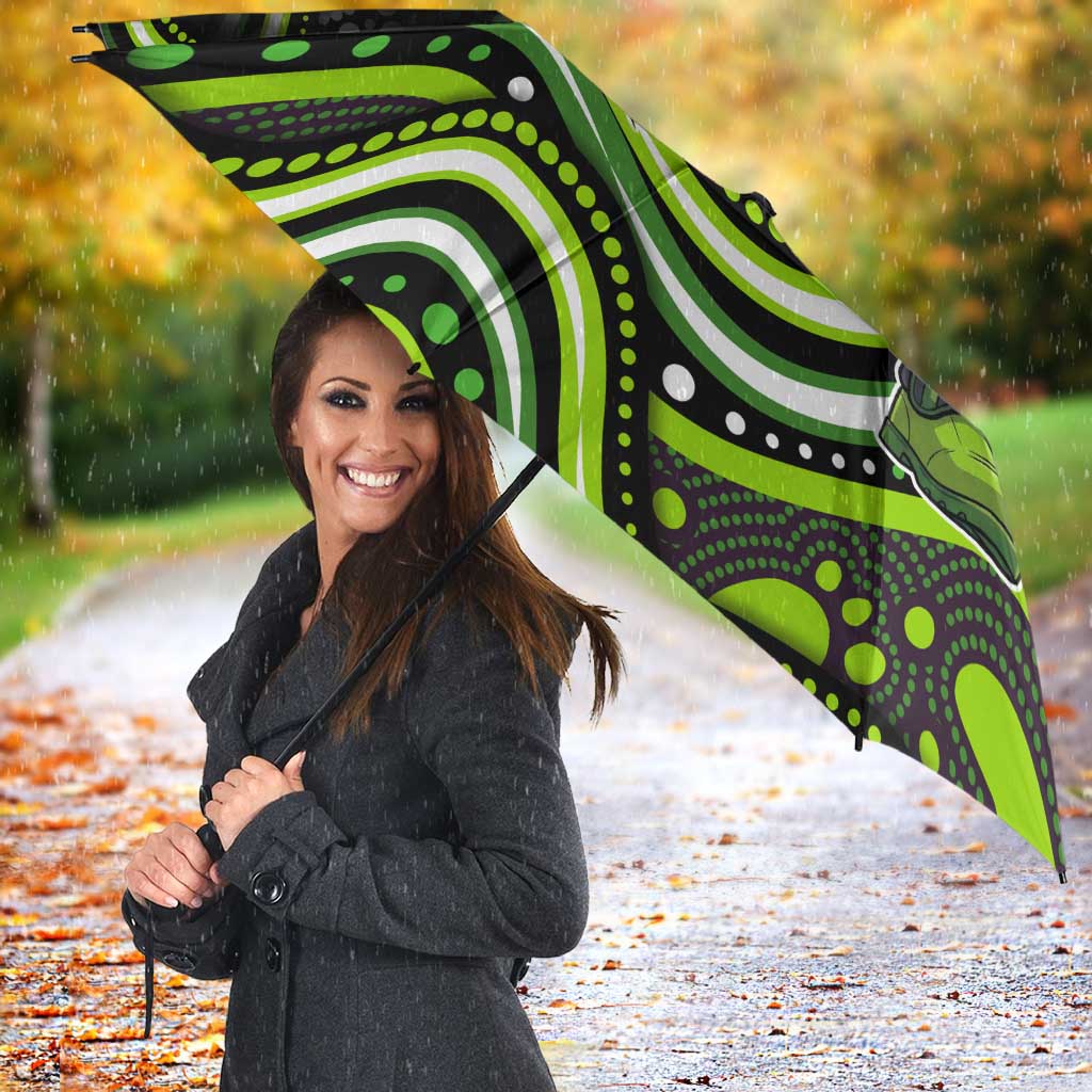 Sydney Thunder Cricket Umbrella Australian Cricket Mascot - Modern Indigenous Style