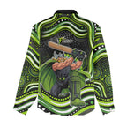 Sydney Thunder Cricket Women Casual Shirt Australian Cricket Mascot - Modern Indigenous Style