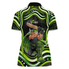 Sydney Thunder Cricket Women Polo Shirt Australian Cricket Mascot - Modern Indigenous Style