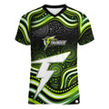 Sydney Thunder Cricket Women V-Neck T-Shirt Australian Cricket Mascot - Modern Indigenous Style