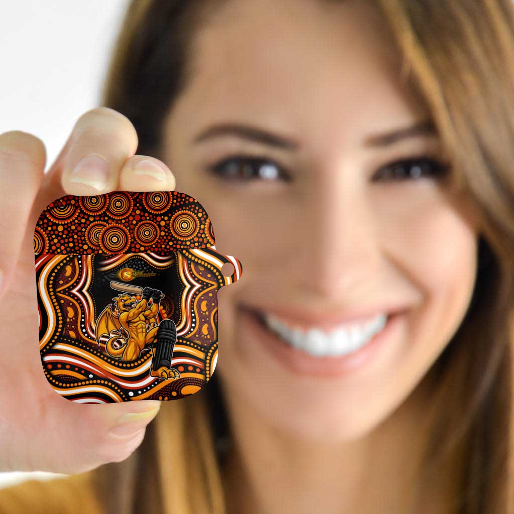 Perth Scorchers Cricket AirPods Case Australian Cricket Mascot - Modern Indigenous Style