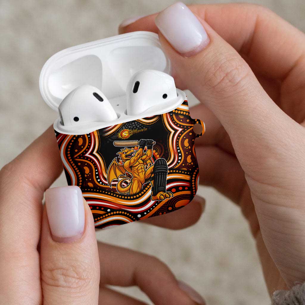 Perth Scorchers Cricket AirPods Case Australian Cricket Mascot - Modern Indigenous Style