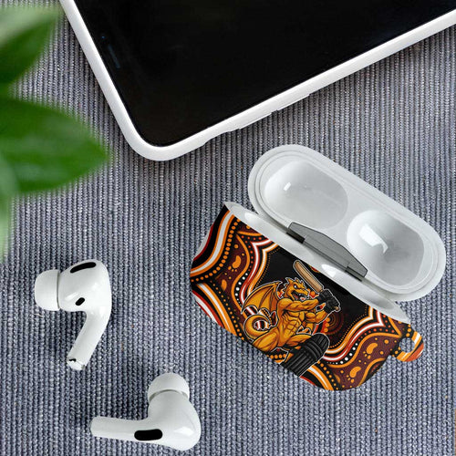 Perth Scorchers Cricket AirPods Case Australian Cricket Mascot - Modern Indigenous Style