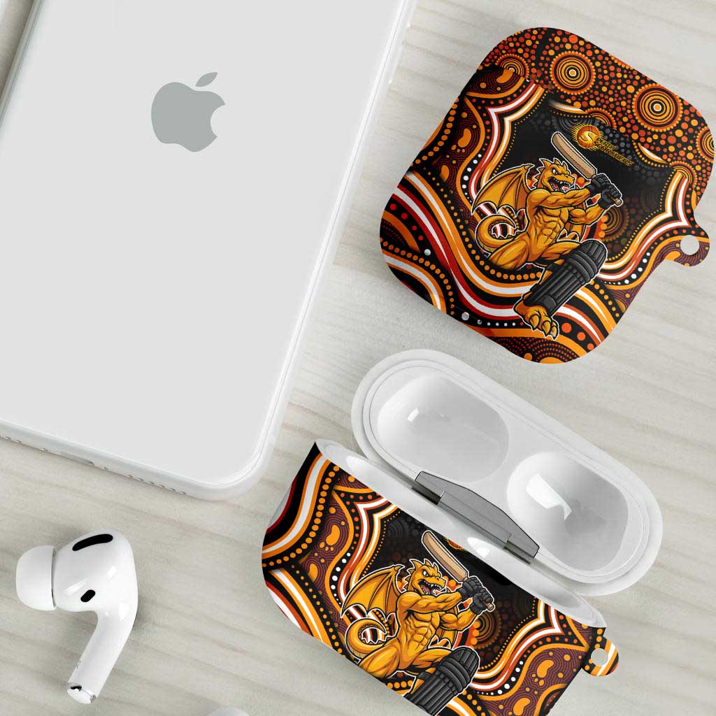 Perth Scorchers Cricket AirPods Case Australian Cricket Mascot - Modern Indigenous Style