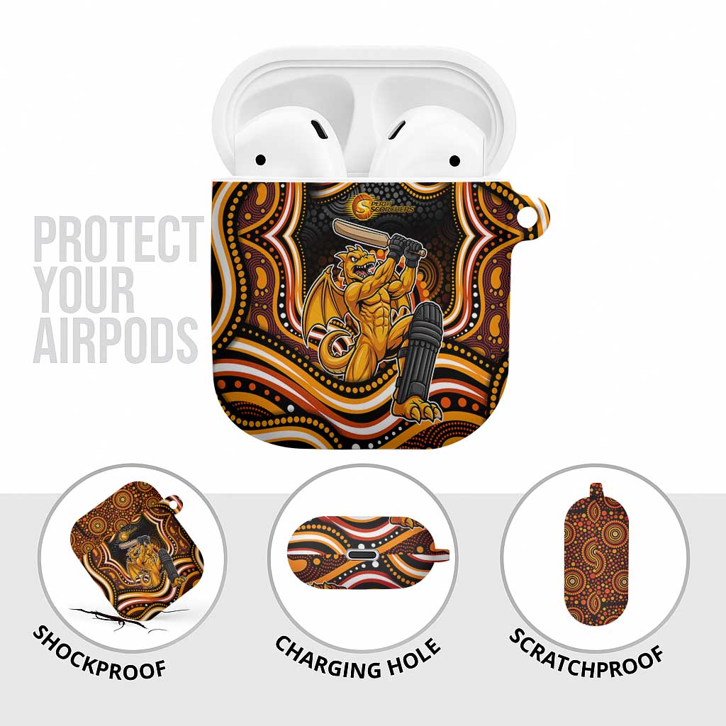 Perth Scorchers Cricket AirPods Case Australian Cricket Mascot - Modern Indigenous Style