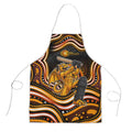 Perth Scorchers Cricket Apron Australian Cricket Mascot - Modern Indigenous Style