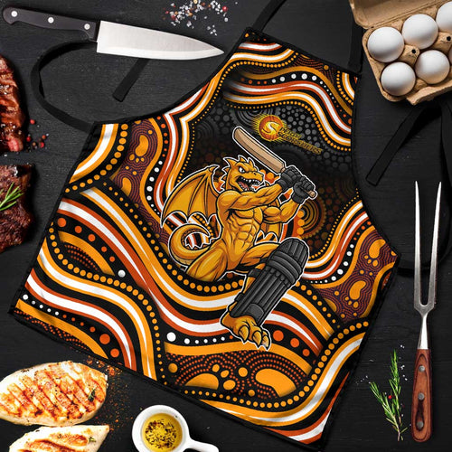 Perth Scorchers Cricket Apron Australian Cricket Mascot - Modern Indigenous Style