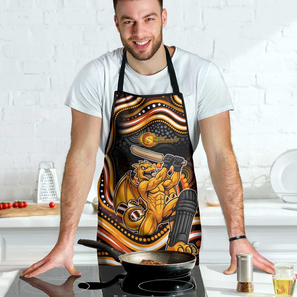 Perth Scorchers Cricket Apron Australian Cricket Mascot - Modern Indigenous Style
