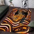 Perth Scorchers Cricket Area Rug Australian Cricket Mascot - Modern Indigenous Style