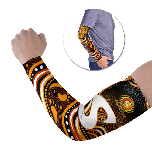 Perth Scorchers Cricket Arm Sleeves Australian Cricket Mascot - Modern Indigenous Style