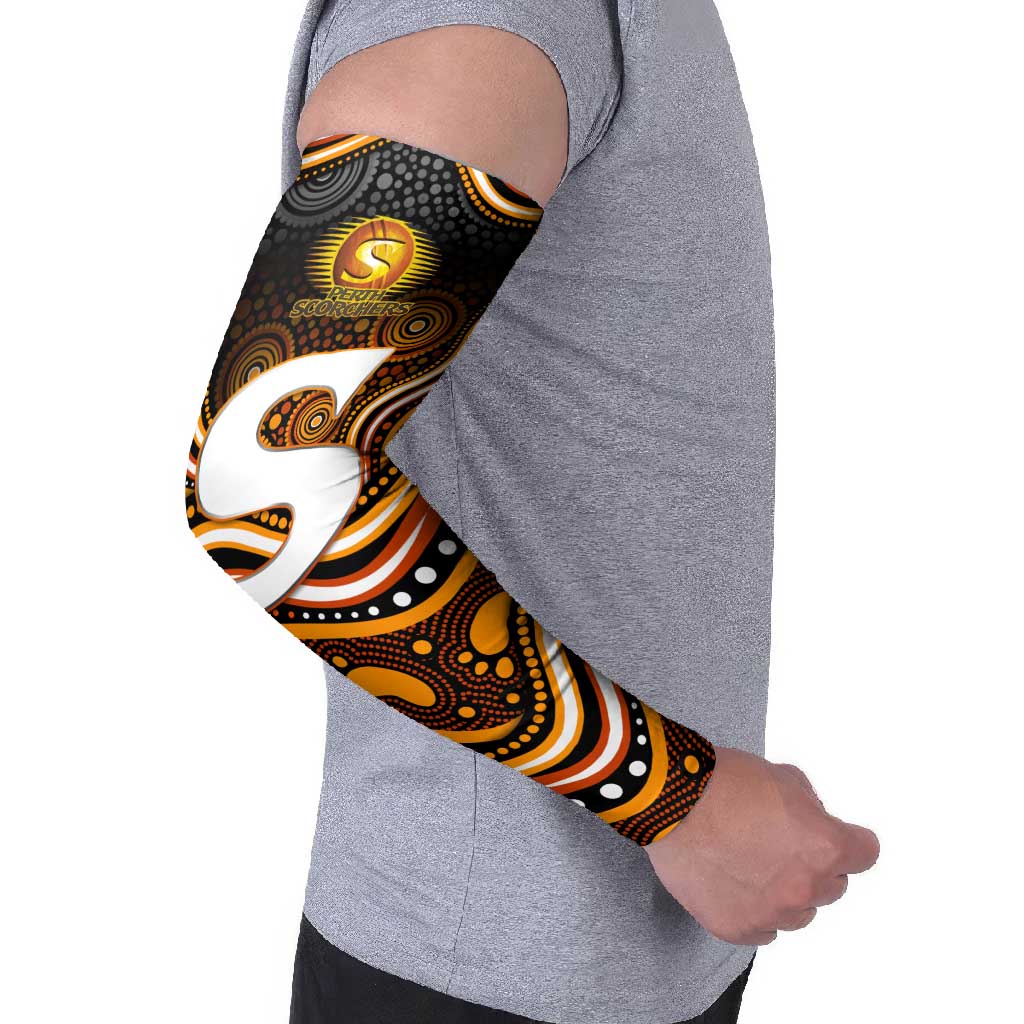 Perth Scorchers Cricket Arm Sleeves Australian Cricket Mascot - Modern Indigenous Style