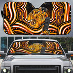 Perth Scorchers Cricket Auto Sun Shade Australian Cricket Mascot - Modern Indigenous Style