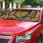 Perth Scorchers Cricket Auto Sun Shade Australian Cricket Mascot - Modern Indigenous Style
