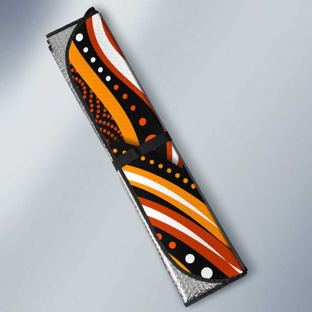 Perth Scorchers Cricket Auto Sun Shade Australian Cricket Mascot - Modern Indigenous Style