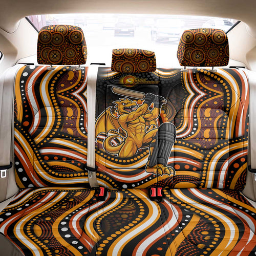Perth Scorchers Cricket Back Car Seat Cover Australian Cricket Mascot - Modern Indigenous Style