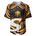 Perth Scorchers Cricket Baseball Jersey Australian Cricket Mascot - Modern Indigenous Style