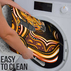 Perth Scorchers Cricket Bathroom Set Australian Cricket Mascot - Modern Indigenous Style