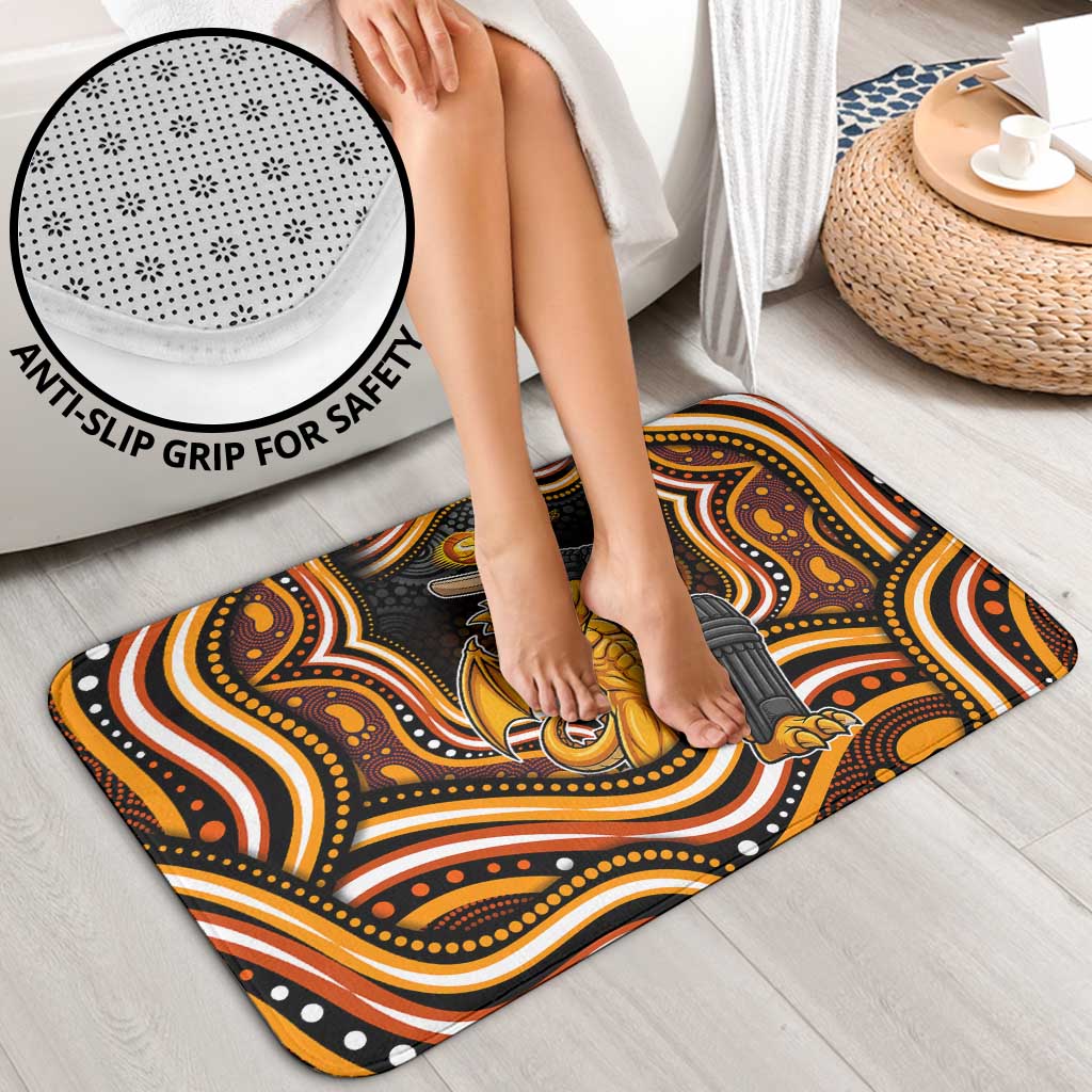 Perth Scorchers Cricket Bathroom Set Australian Cricket Mascot - Modern Indigenous Style