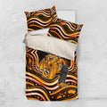 Perth Scorchers Cricket Bedding Set Australian Cricket Mascot - Modern Indigenous Style
