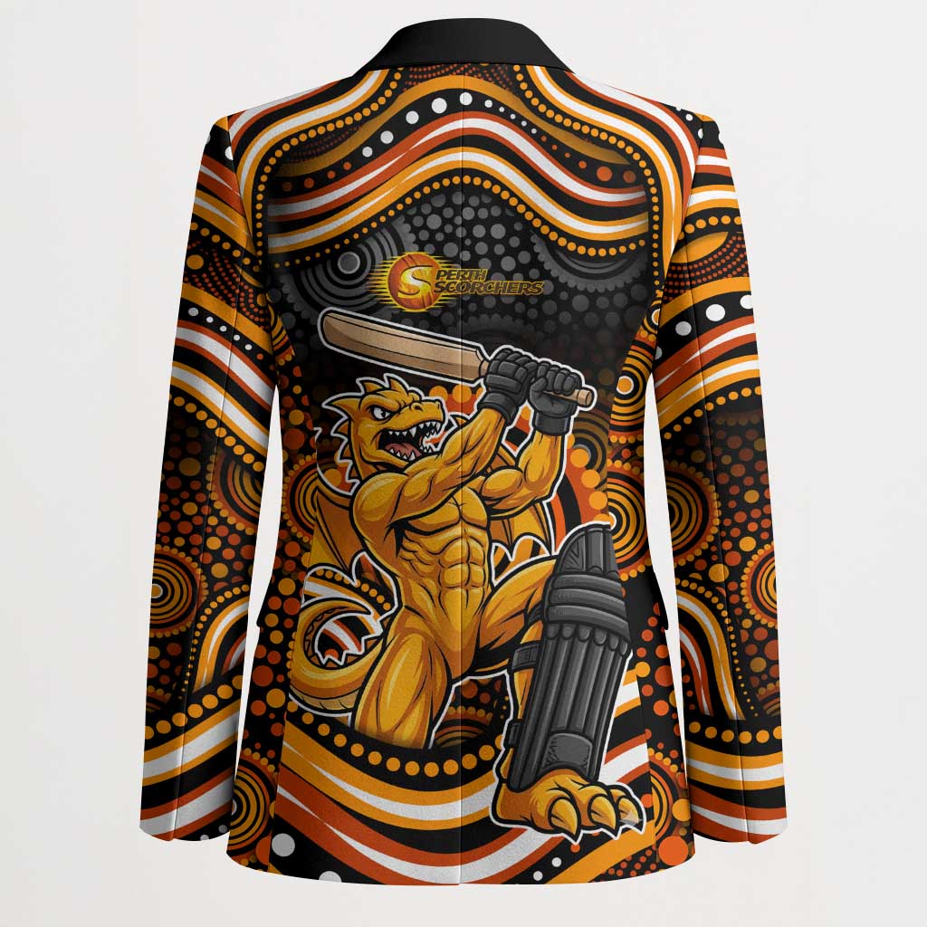 Perth Scorchers Cricket Blazer Australian Cricket Mascot - Modern Indigenous Style
