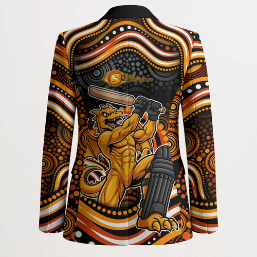 Perth Scorchers Cricket Blazer Australian Cricket Mascot - Modern Indigenous Style