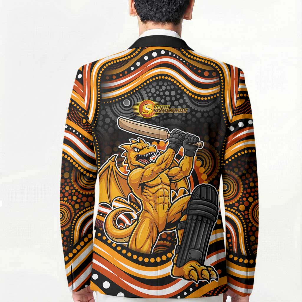 Perth Scorchers Cricket Blazer Australian Cricket Mascot - Modern Indigenous Style