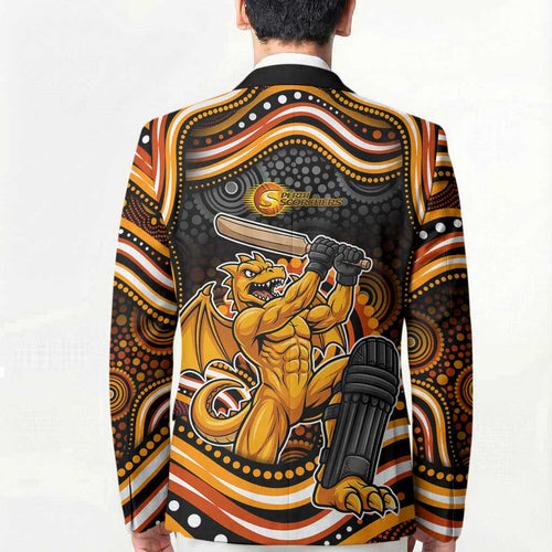 Perth Scorchers Cricket Blazer Australian Cricket Mascot - Modern Indigenous Style