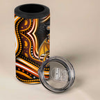 Perth Scorchers Cricket 4 in 1 Can Cooler Tumbler Australian Cricket Mascot - Modern Indigenous Style
