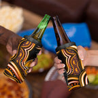 Perth Scorchers Cricket 4 in 1 Can Cooler Tumbler Australian Cricket Mascot - Modern Indigenous Style