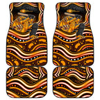 Perth Scorchers Cricket Car Mats Australian Cricket Mascot - Modern Indigenous Style