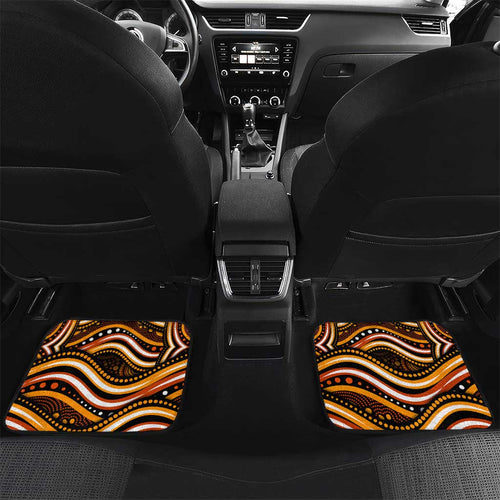 Perth Scorchers Cricket Car Mats Australian Cricket Mascot - Modern Indigenous Style