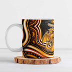 Perth Scorchers Cricket Ceramic Mug Australian Cricket Mascot - Modern Indigenous Style