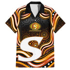 Perth Scorchers Cricket Hawaiian Shirt Australian Cricket Mascot - Modern Indigenous Style