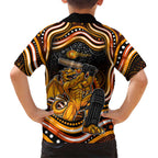 Perth Scorchers Cricket Hawaiian Shirt Australian Cricket Mascot - Modern Indigenous Style