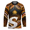 Perth Scorchers Cricket Hockey Jersey Australian Cricket Mascot - Modern Indigenous Style