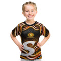 Perth Scorchers Cricket Kid T Shirt Australian Cricket Mascot - Modern Indigenous Style