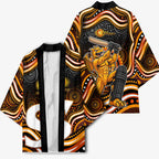Perth Scorchers Cricket Kimono Australian Cricket Mascot - Modern Indigenous Style
