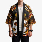 Perth Scorchers Cricket Kimono Australian Cricket Mascot - Modern Indigenous Style