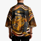Perth Scorchers Cricket Kimono Australian Cricket Mascot - Modern Indigenous Style