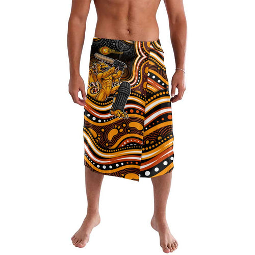 Perth Scorchers Cricket Lavalava Australian Cricket Mascot - Modern Indigenous Style